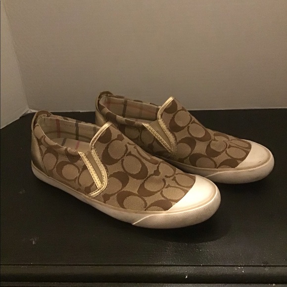 Coach Brown Beal Signature Slip on Loafer Sneakers - Picture 11 of 11